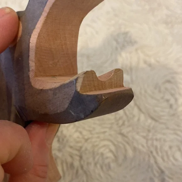 Holztiger & Ostheimer Waldorf inspired Safari Animals Wooden Toys - Picture 10 of 16